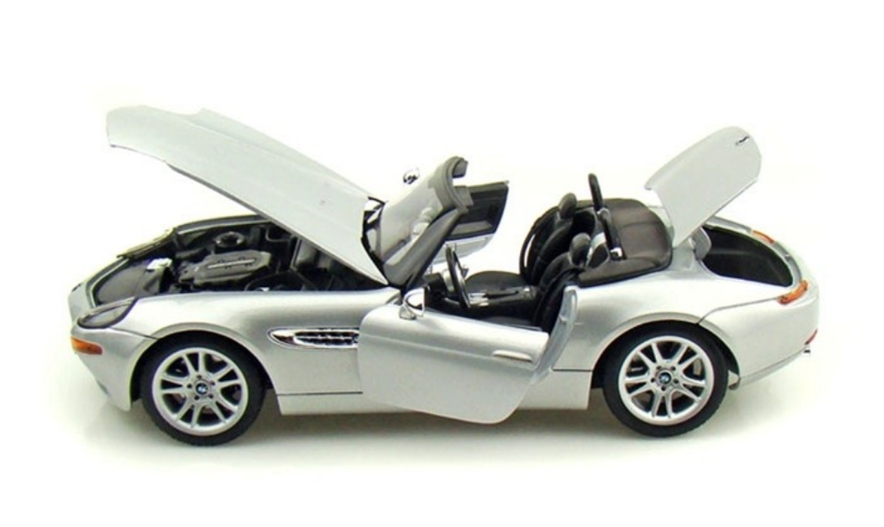 1/18 BMW Z8 Convertible (Silver) Diecast Car Model - LIVECARMODEL.com