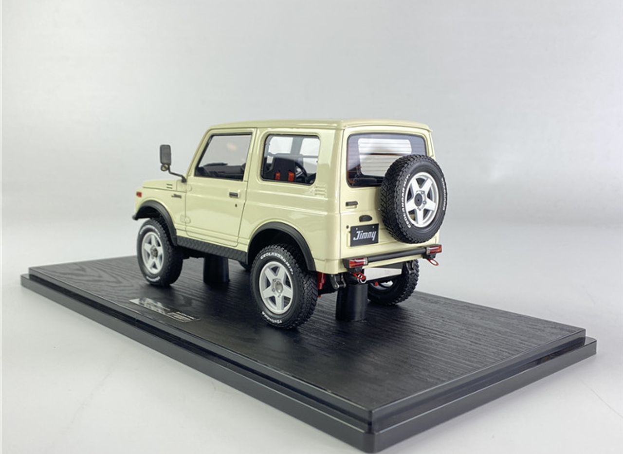 在庫高品質[新品未使用] 1/18 IG1722 SUZUKI Jimny (JA11) Lift Up Blue+カスタムデカール 限定120台 イグニッションモデル ignition model ジムニー hpi・racing