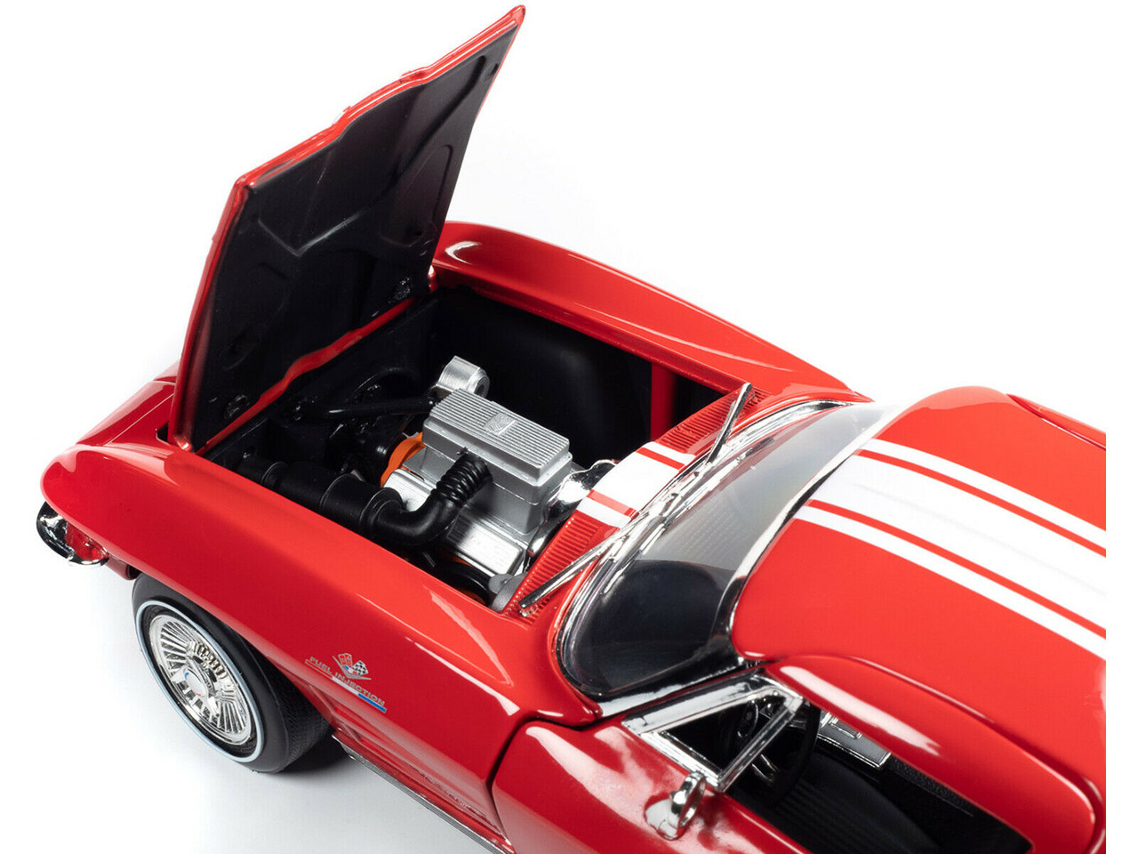 1/18 Auto World 1963 Chevrolet Corvette Stingray Z06 Riverside Red