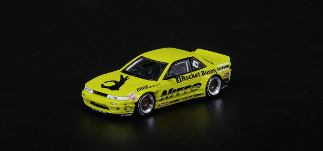 1/64 INNO64 NISSAN SILVIS S13 V2 PANDEM / ROCKET BUNNY Diecast Car Model