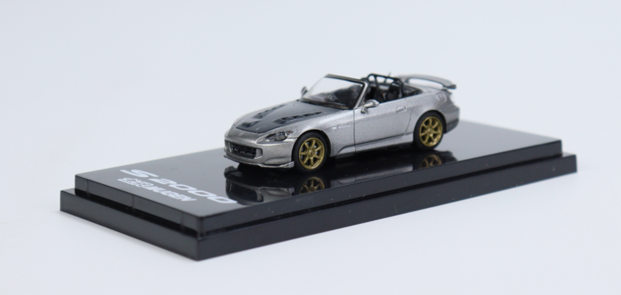 1:64 Hobby Japan Honda Mugen S2000 Rock Metallic HJ641020MS Diecast Car Model