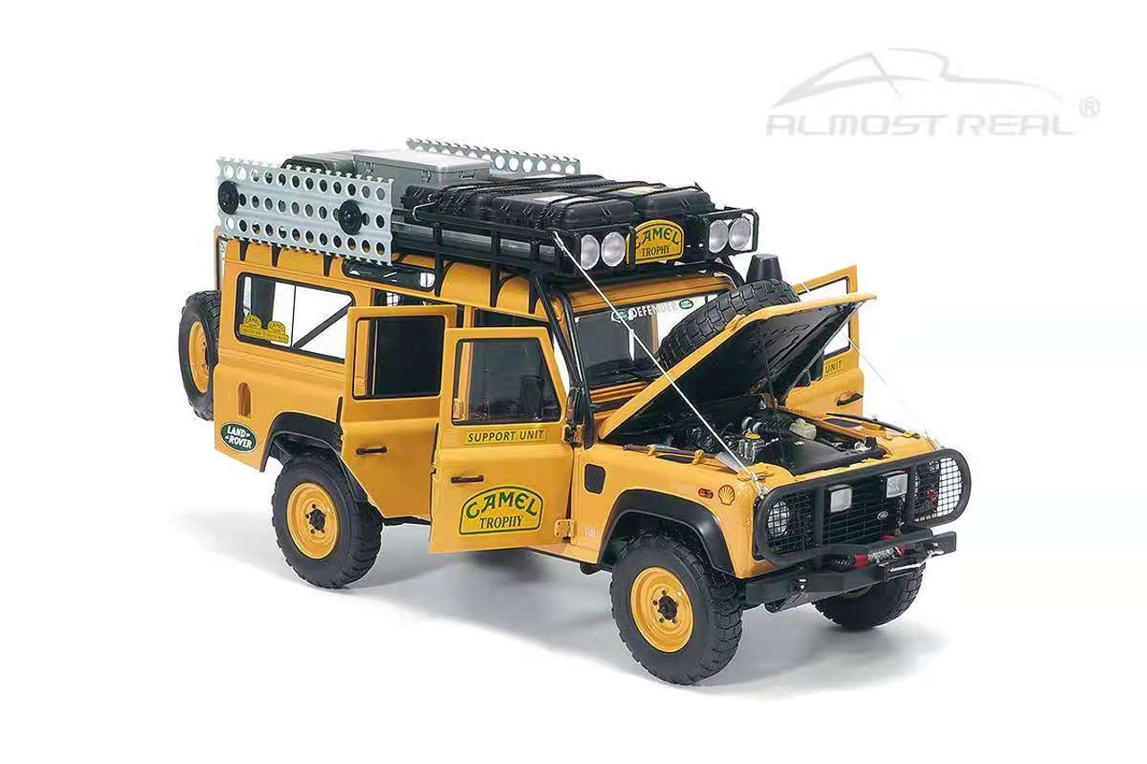 1/18 Almost Real 1993 Land Rover Defender 110 Camel Trophy Support Unit Sabah-Malaysia Diecast Car Model Limited