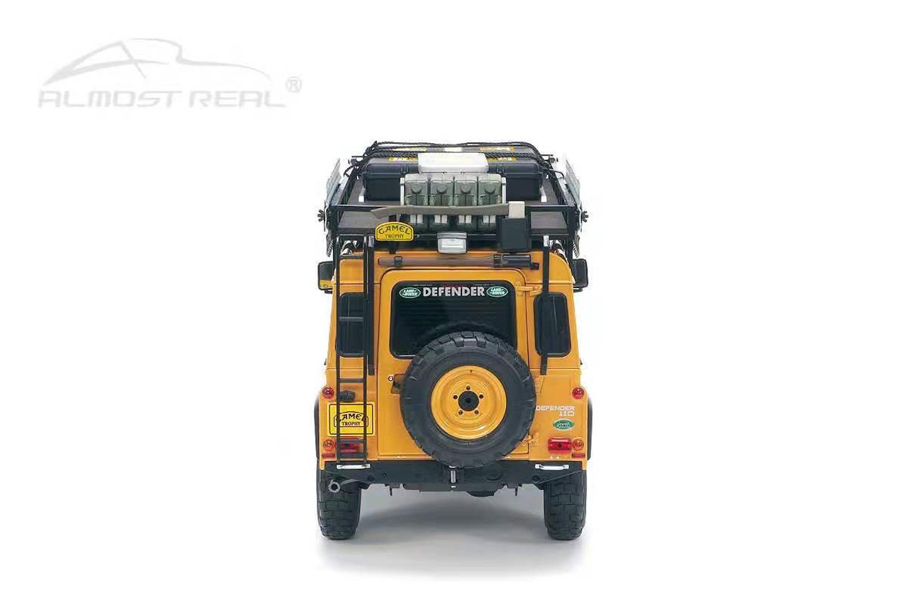 新品格安▲超希少！Almost Real 1/18 ランドローバー LAND ROVER Defender 110 ディフェンダー Support Unit Borneo 1985 AR 乗用車