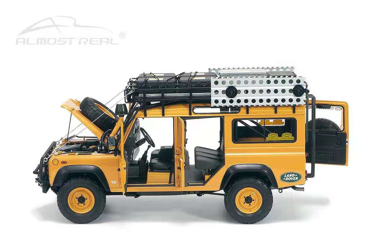 1/18 Almost Real 1993 Land Rover Defender 110 Camel Trophy Support Unit Sabah-Malaysia Diecast Car Model Limited