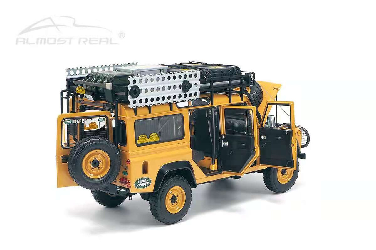 1/18 Almost Real 1993 Land Rover Defender 110 Camel Trophy Support Unit Sabah-Malaysia Diecast Car Model Limited