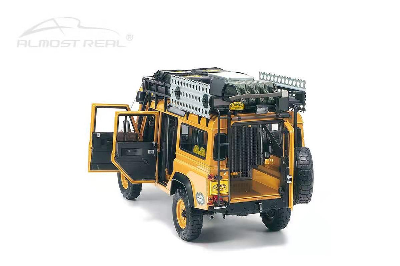 1/18 Almost Real 1993 Land Rover Defender 110 Camel Trophy Support Unit Sabah-Malaysia Diecast Car Model Limited