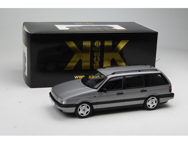 1/18 KK-Scale 1988 Volkswagen VW Passat B3 (Grey) - LIVECARMODEL.com
