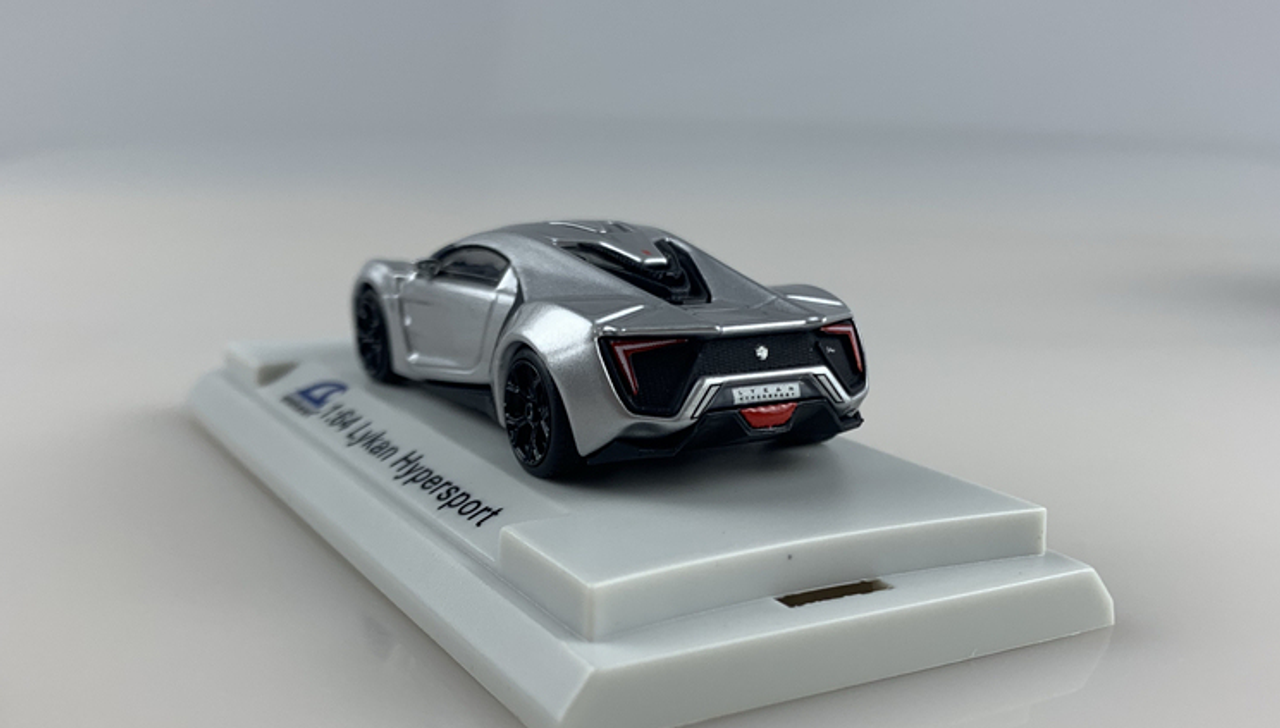 1/64 SMALLCARART W Motor Lykan Silvery Diecast Car Model