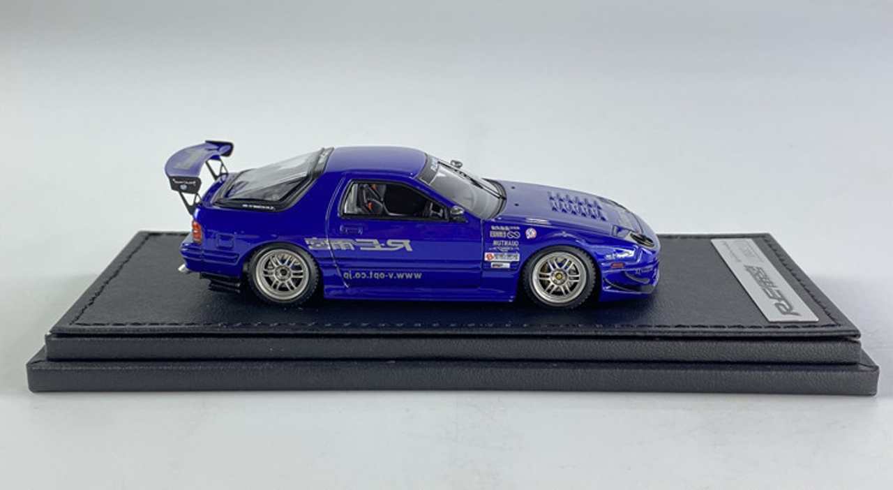 1/43 Ignition Model Mazda RX-7 (FC3S) RE Amemiya Yellow Blue