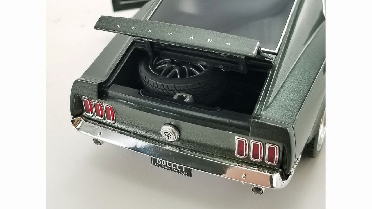 1/18 ACME 1969 Ford Mustang GT Fastback Street Fighter Bullet (Green) Diecast Car Model