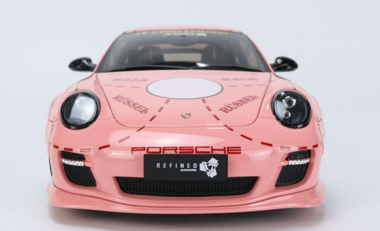 1/18 GT Spirit Porsche LB 911 997 Turbo Pink Pig Resin Car Model Limited