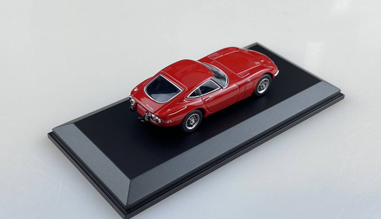  1/64 Kyohso Toyota 2000GT Red Diecast Car Model