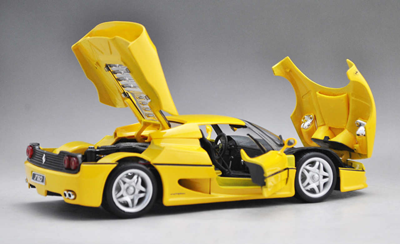 1/18 BBurago Ferrari F50 (Yellow) Diecast Car Model