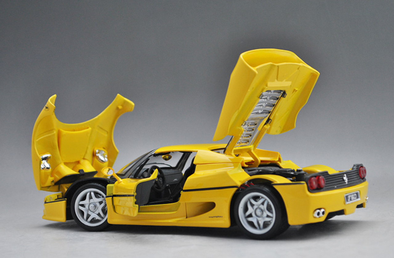 1/18 BBurago Ferrari F50 (Yellow) Diecast Car Model