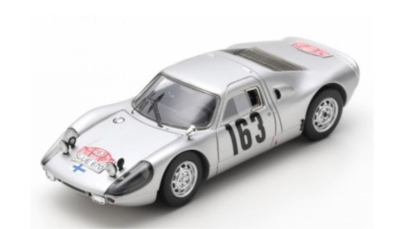 1/43 Porsche 904 Carrera GTS No.163 Rally Monte Carlo 1965 P. Toivonen - A. Järvi