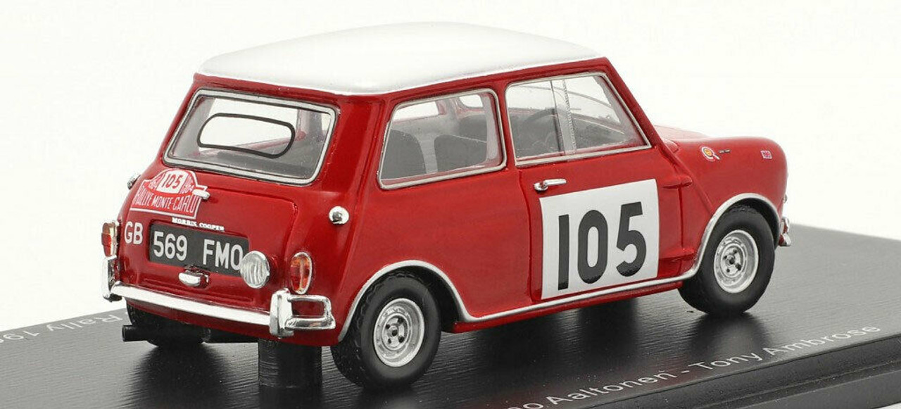 1/43 Morris Cooper S No.105 Monte Carlo Rally 1964 Rauno Aaltonen