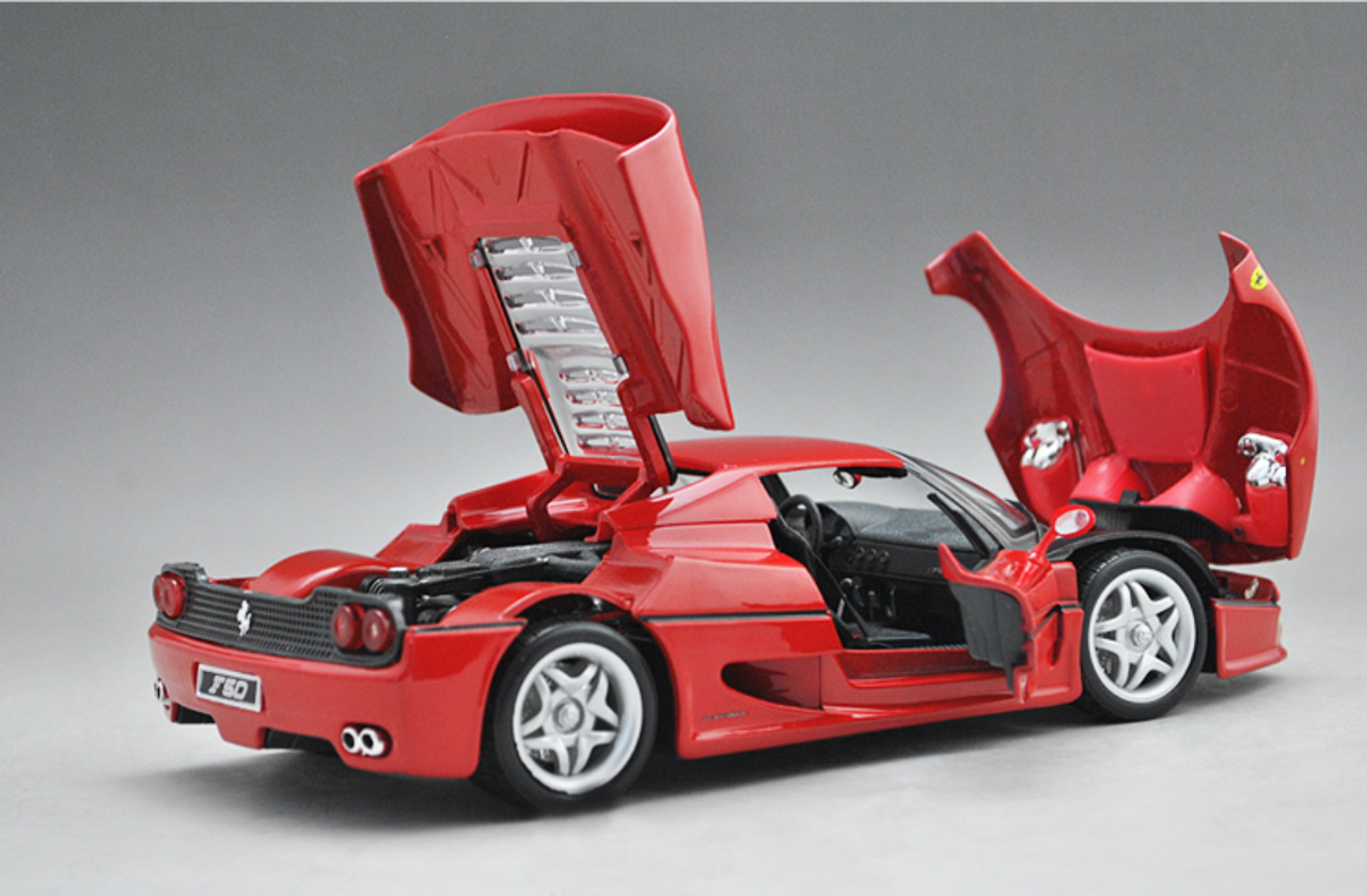 1/18 BBurago Ferrari F50 (Red) Diecast Car Model - LIVECARMODEL.com