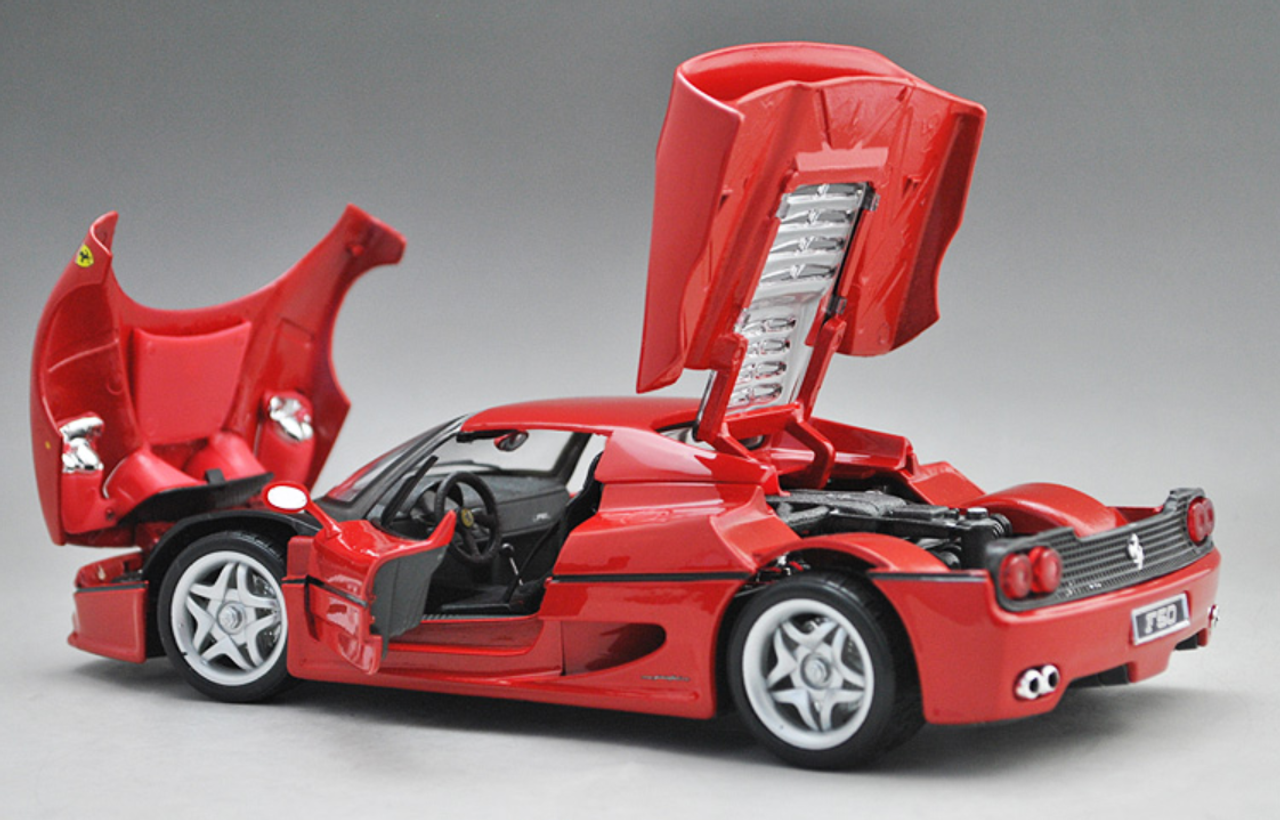 1/18 BBurago Ferrari F50 (Red) Diecast Car Model - LIVECARMODEL.com