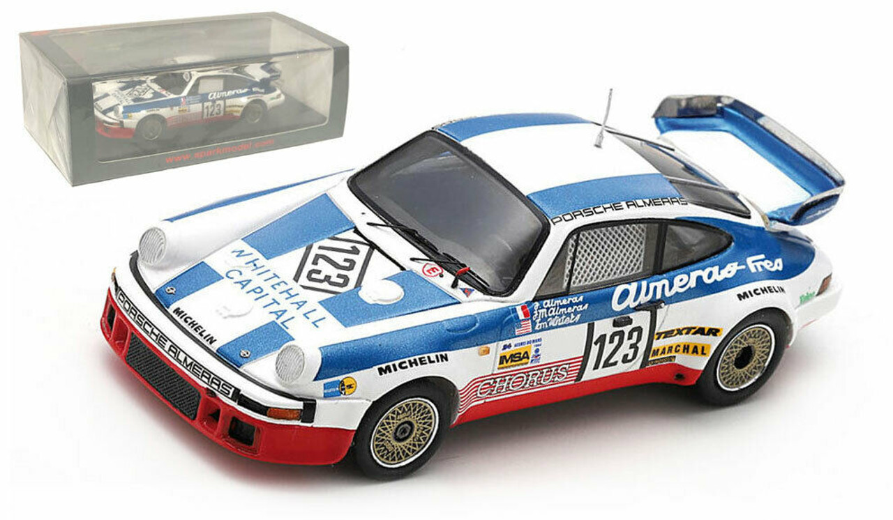 1/43 Porsche 930 No.123 24H Le Mans 1984 J-M. Alméras - J. Alméras - T. Winters Car Model
