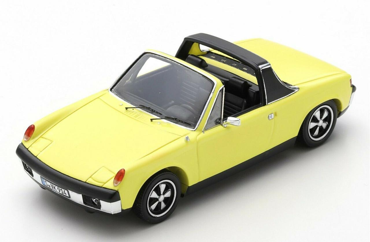 ジャベリン 1/43 Spark 1973 Porsche 914/6 (Yellow) Car Model
