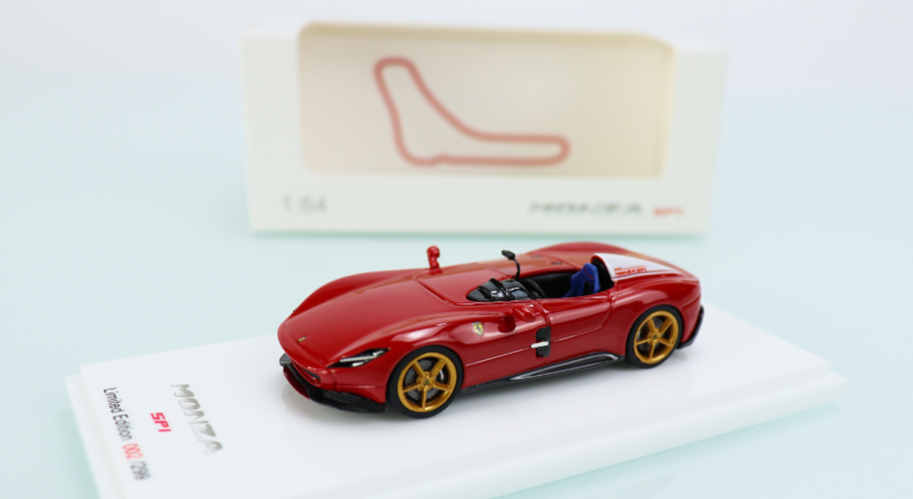 1/64 SP Model Ferrari Monza SP1 Transparent Red Limited 299 Pieces  Resin