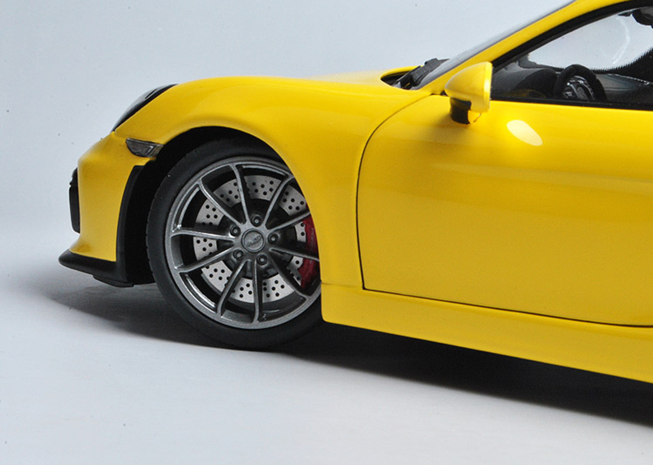 【専用】訳あり 1/18 シュコー ポルシェ Cayman GT4 イエロー