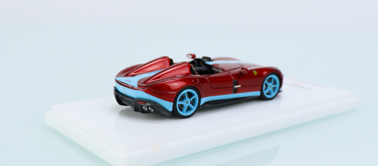 1/64 SP Model Ferrari Monza SP2 Red with Blue Strip Limited 99 