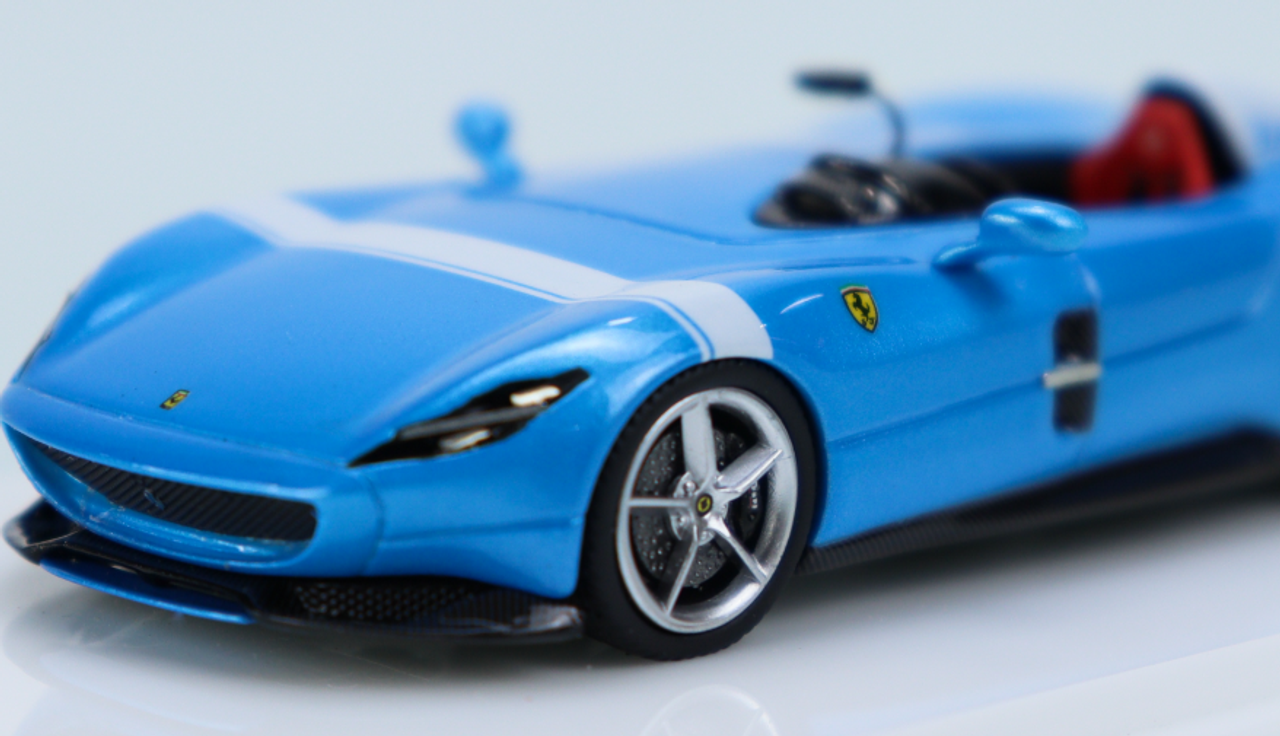 1/64 SP Model Ferrari Monza SP1 Blue with White strip Limited 99 Pieces Resin