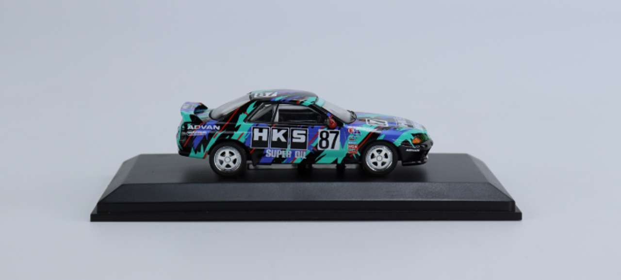 1/64 Tarmac Works x Kyosho Nissan Skyline GT-R R32 HKS Diecast Car Model