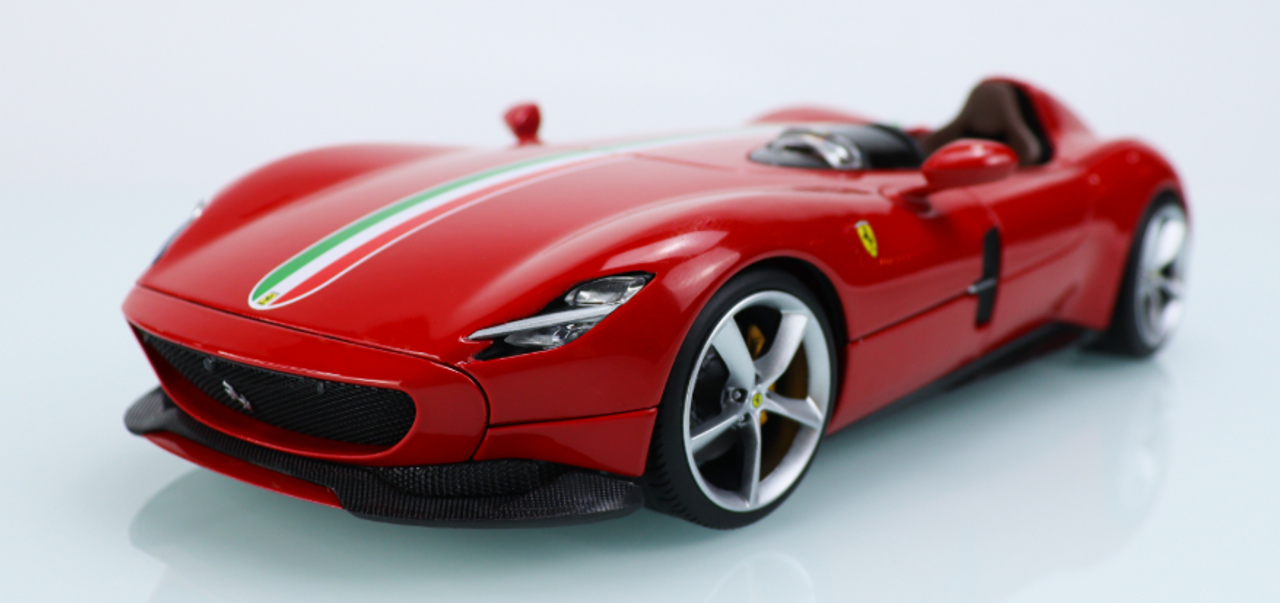 1/18 Bburago Signature Ferrari Monza SP1 (Red) Diecast Car Model