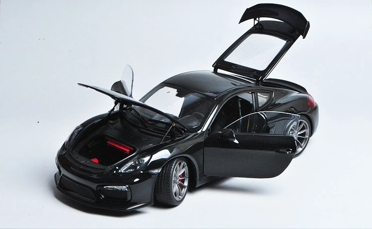 1/18 Schuco Porsche Cayman GT4 (Black) Diecast Car Model