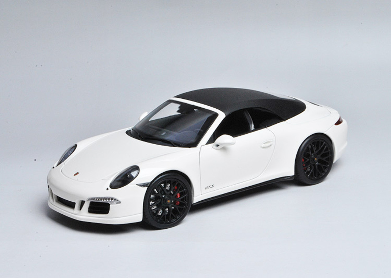 1/18 Schuco 911 Carrera GTS Convertible (White) Diecast Car Model