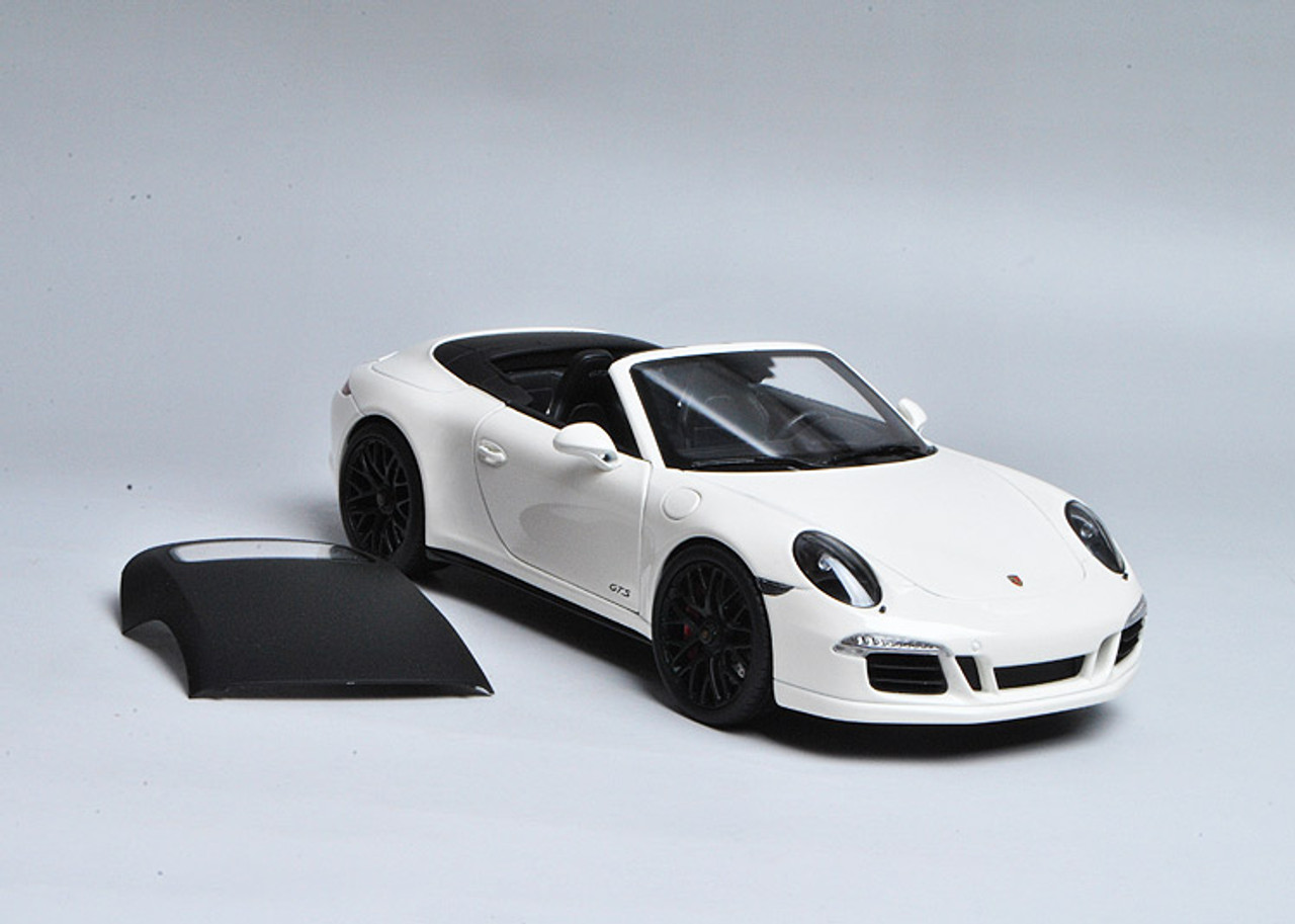 1/18 Schuco 911 Carrera GTS Convertible (White) Diecast Car Model