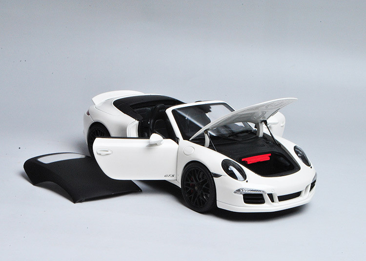 1/18 Schuco 911 Carrera GTS Convertible (White) Diecast Car Model