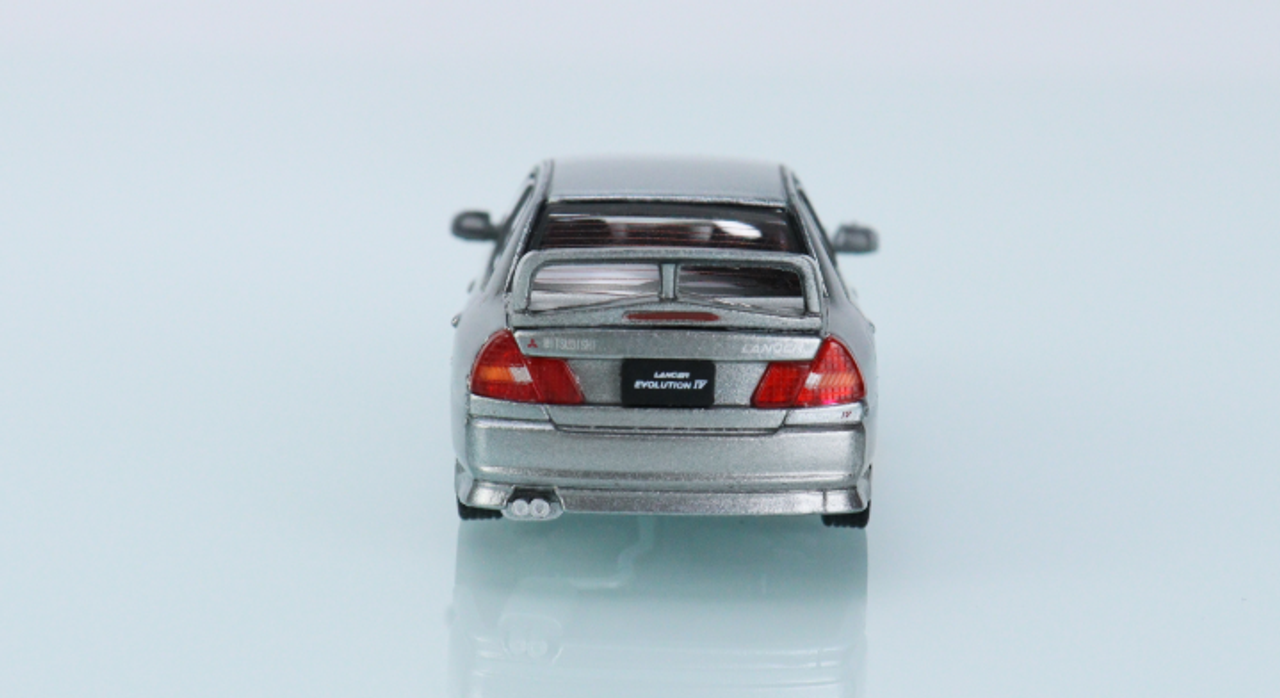 1/64 BM Creations Mitsubishi Lancer Evolution IV Silver LHD 