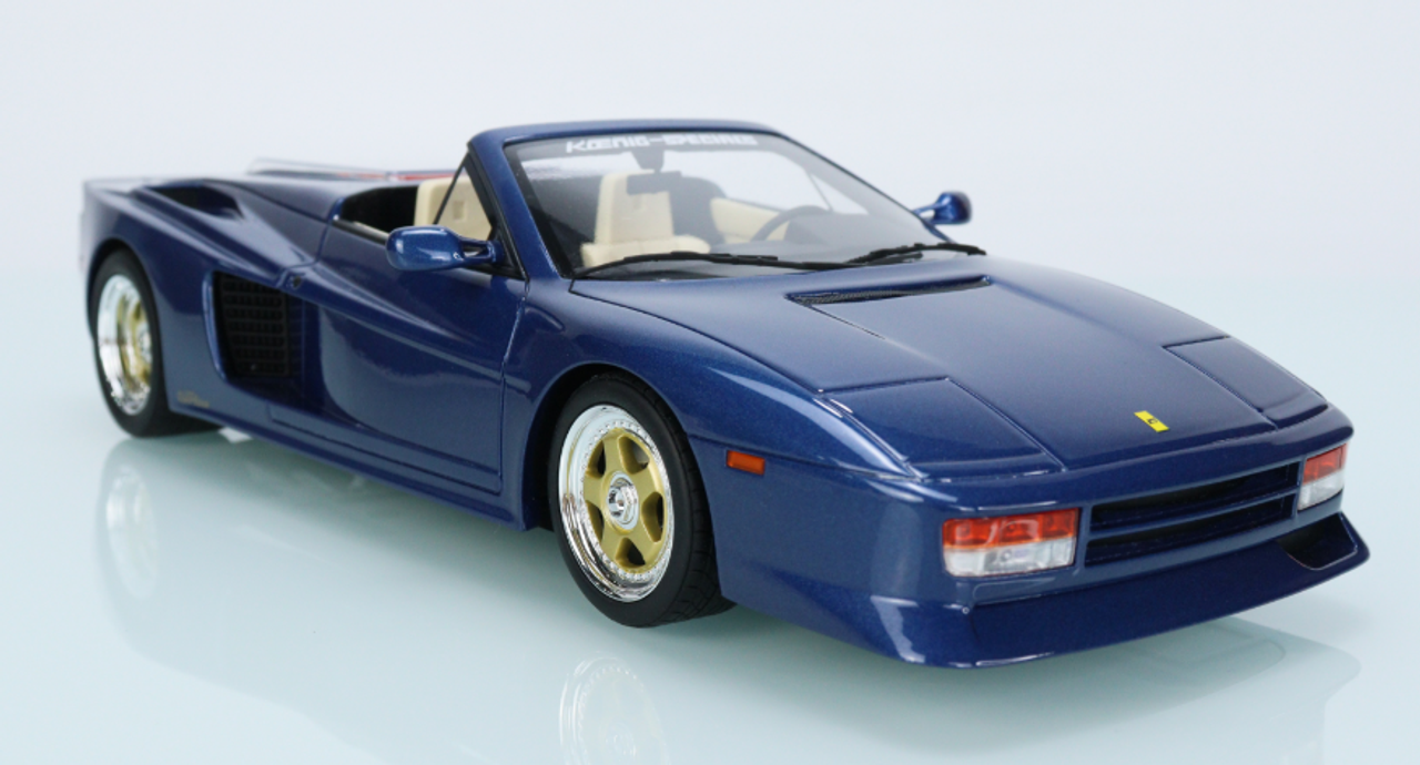 1/18 GT Spirit Ferrari Testarossa KOENIG-SPECIALS SPIDER (Blue) Resin Car Model