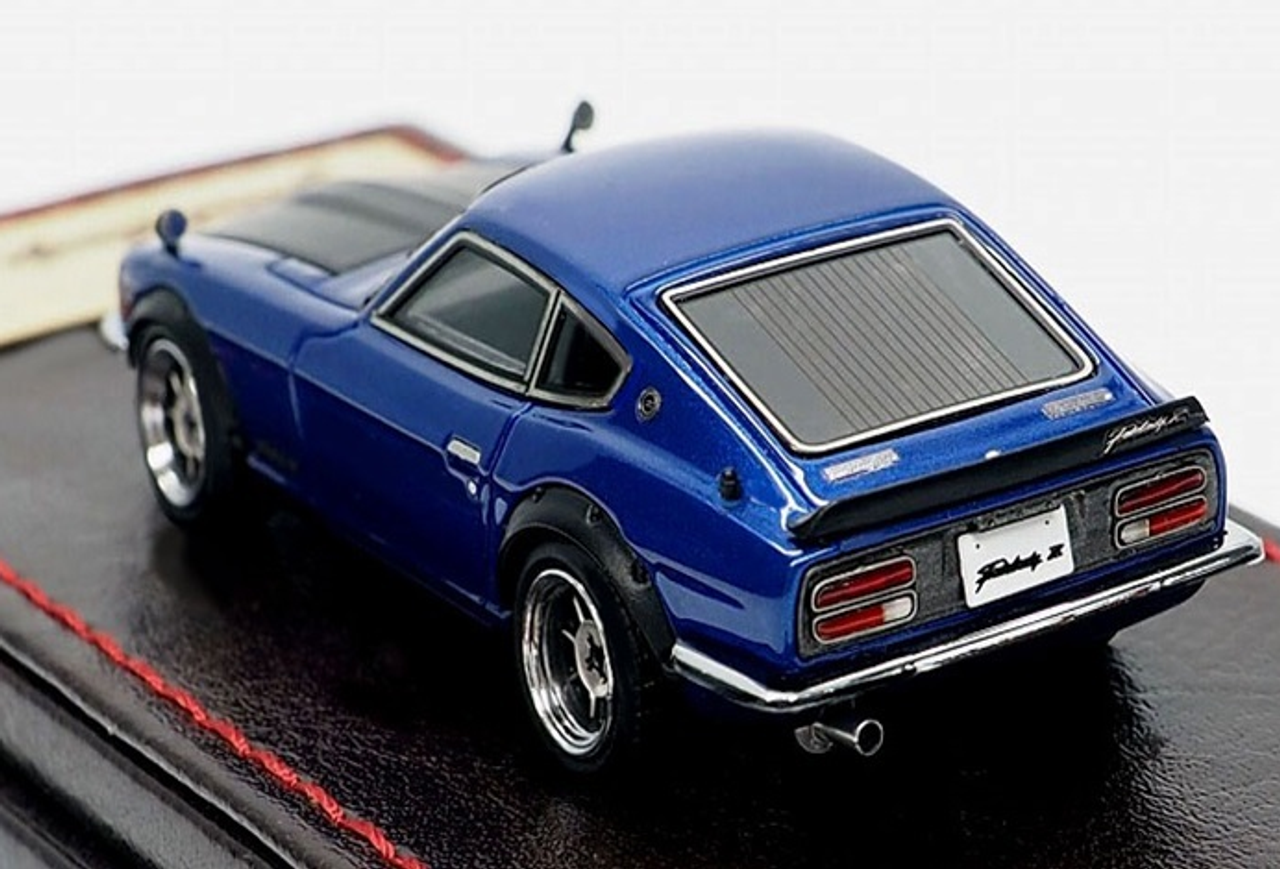 1/64 Ignition Model Nissan Fairlady Z (S30) Blue Metallic (Bonnet Matte Black) Resin