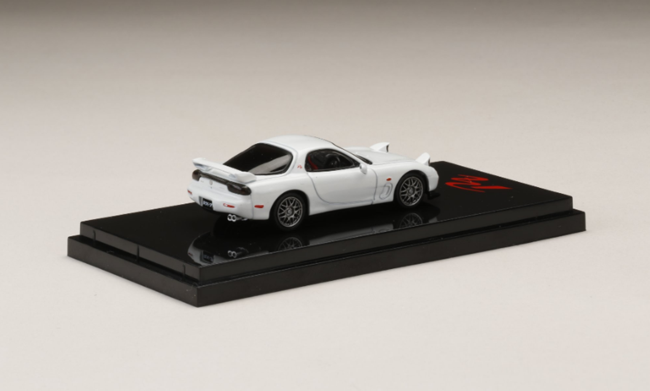 1/64 Hobby Japan Mazda RX-7 (FD3S) Type RZ With Engine Display Model White 