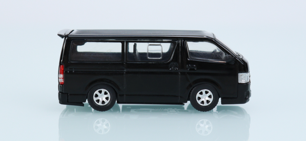  1/64 BM Creations Toyota 2016 Hiace Black  (Right Hand Drive )