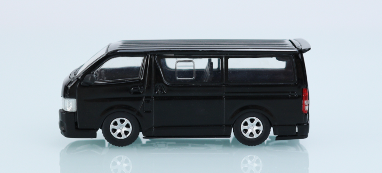  1/64 BM Creations Toyota 2016 Hiace Black  (left Hand Drive )