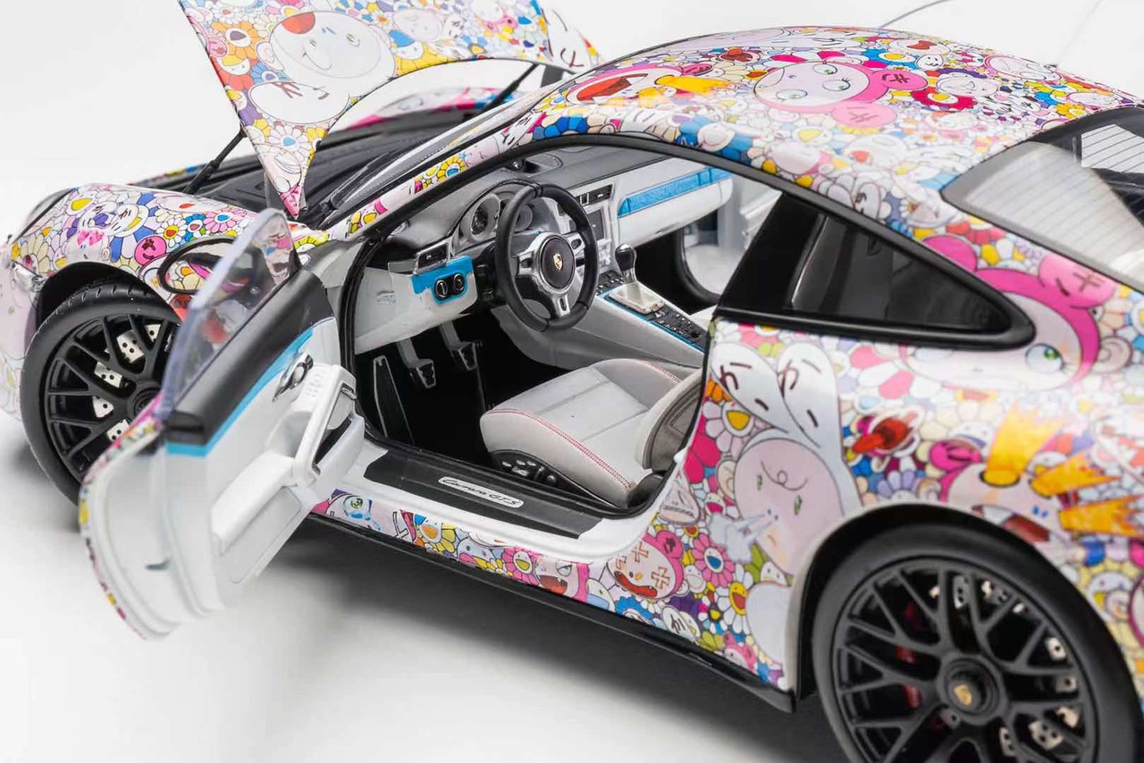 1/18 NSL Porsche 911 Carrera Kaikai Kiki Takashi Murakami Cartoon