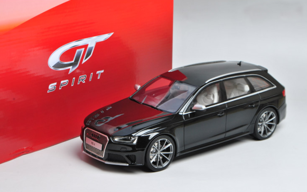 1/18 GT Spirit GTSpirit Audi RS4 Avant (Black) Limited Resin Car Model