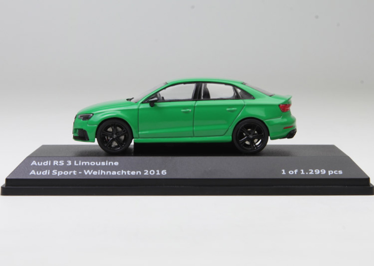 1/43 Dealer Edition Audi RS3 Limousine (Green) Car Model 