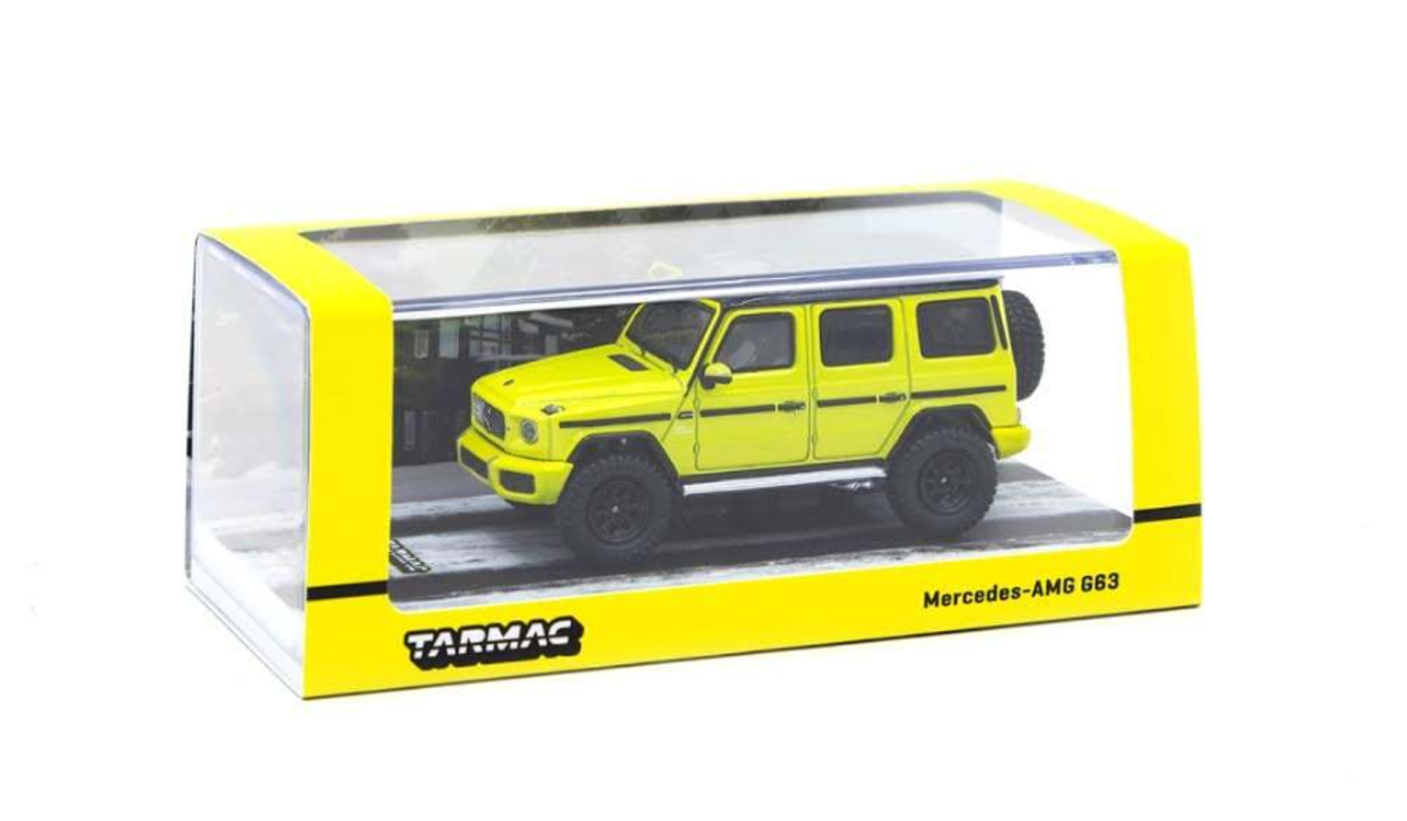 1/64 Tarmac Works Mercedes-AMG G63 Electric Veam/Yellow 