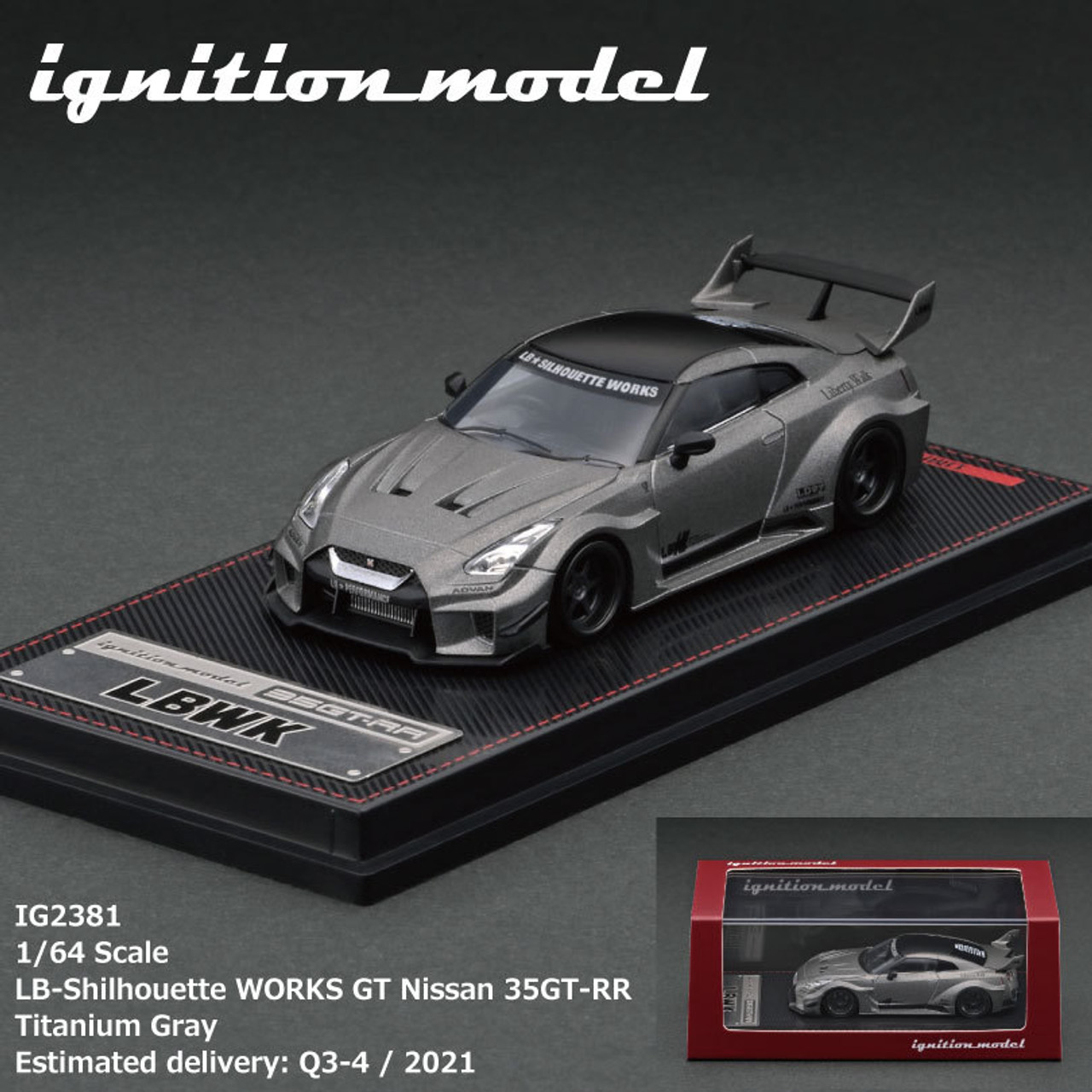 ミニカー ignition model LB WORKS 35GT-RR 1/64 1/64 Ignition Model LB-Silhouette WORKS GT Nissan 35GT-RR