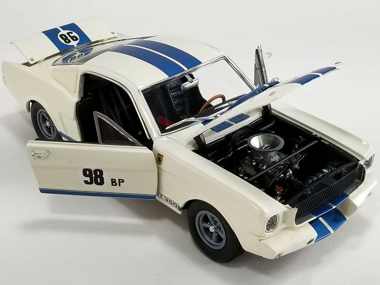  1/18 ACME 1965 Shelby GT350R Prototype #98 BP Diecast Car Model