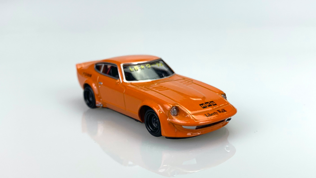 1/64 KJ Miniatures  LBWK Nissan FairLady S30 KJ64003OR Orange Diecast Car Model