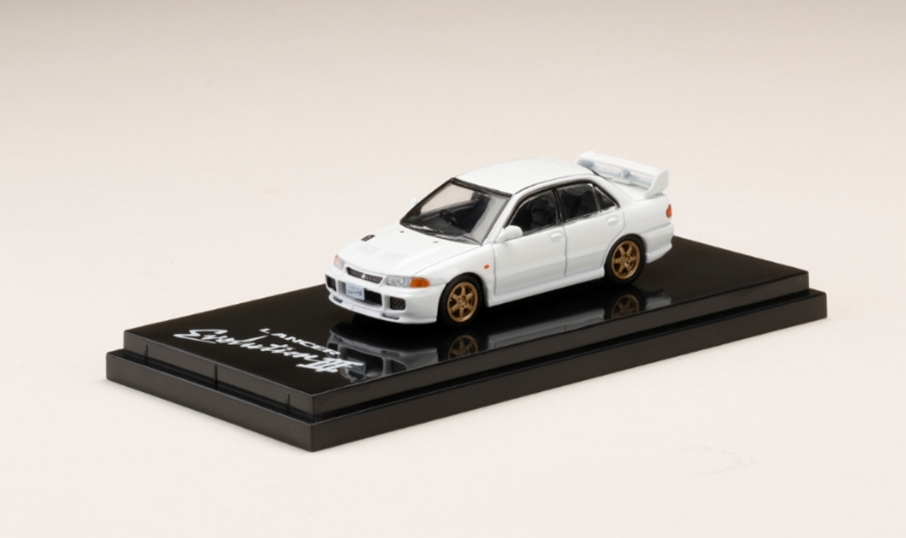  1/64 Hobby Japan Mitsubishi LANCER GSR Evolution Ⅲ (CE9A) Customized Version White 