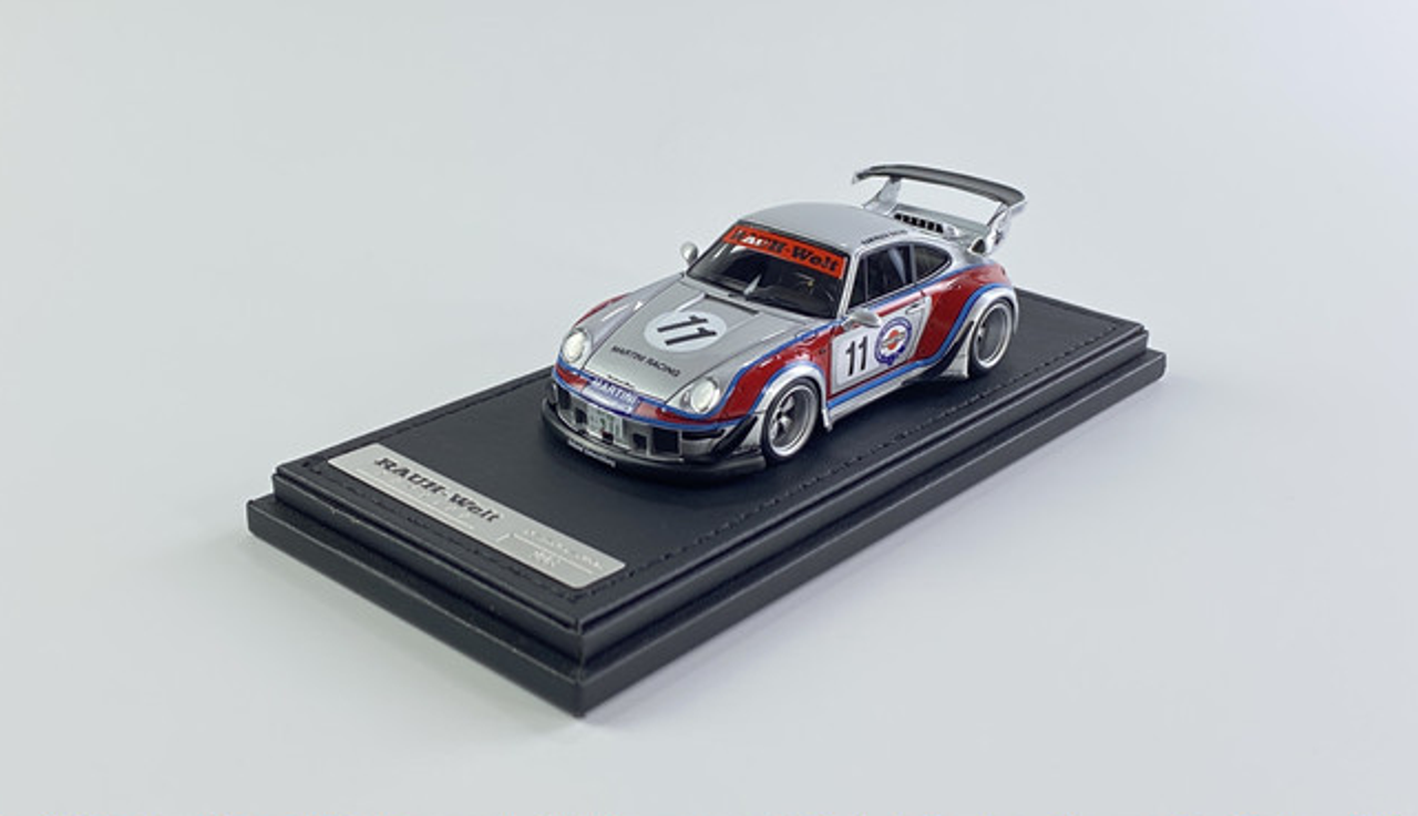 1/43 Ignition Model Porsche RWB 993 Silver/Red 