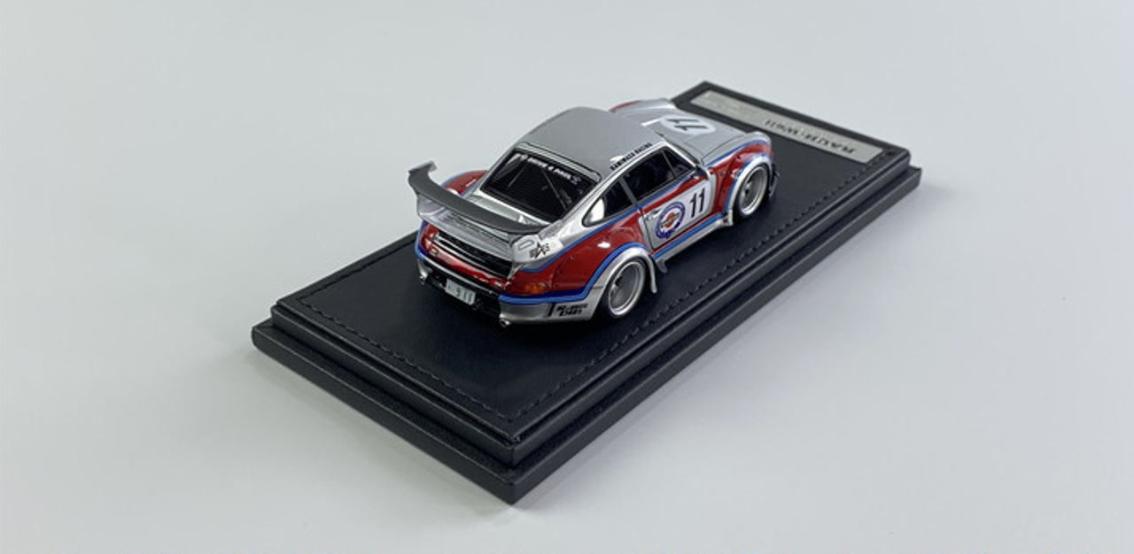 1/43 Ignition Model Porsche RWB 993 Silver/Red 